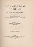 The cathedral of Reims, the story of a German crime by M. Landrieux