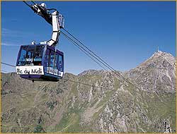 The Pic du Midi cable-car.