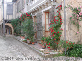 Part of the main square at La Bastide.