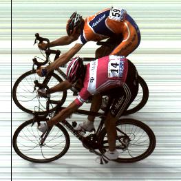 photo finish on the 8th stage. Image credit: Le Tour de France