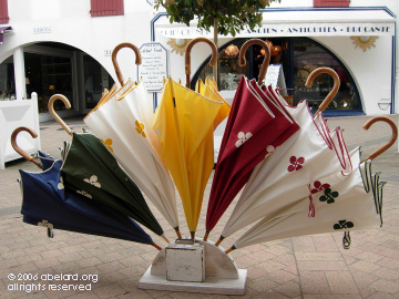 Golfing umbrellas made by Piganiol