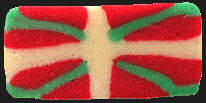 A touron bar as the Basque flag.