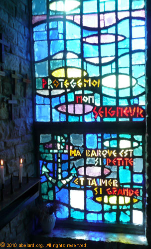 slab glass, church of Notre-Dame-de-la-Mer, La Cotinière on the Île d’Oleron