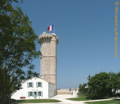 the lighthouse museum in front of the old lighthouse