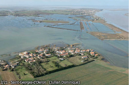 n the region of St Georges d'Oleron, flooded after Storm Xanthia Image: sudouest.com