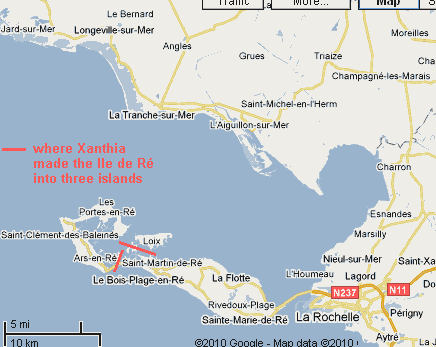 Region affected by Storm Xanthia