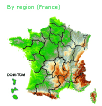 IGN map of France
