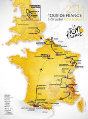 Tour de France route 2014