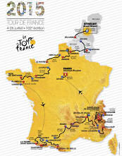 Tour de France route 2015