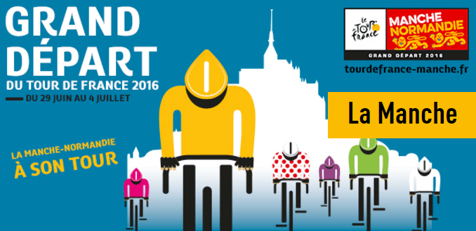 Grand depart in La Manche, TDF 2016