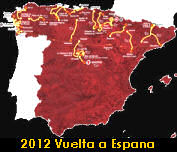 La Vuelta 2012 - race map