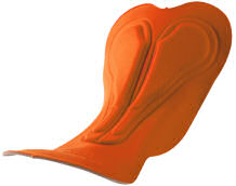 A cycling chamois (chammy)