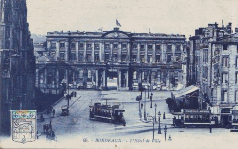 Electric trams in Bordeaux