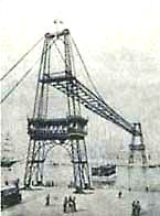 Artist's impression of the Bordeaux transporter bridge