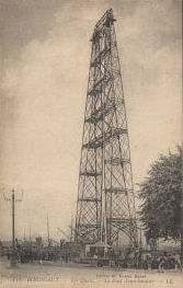 One of the pylons for the Bordeaux transporter bridge