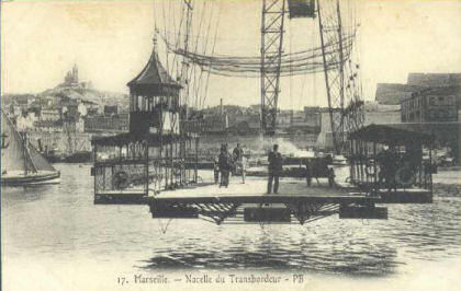 Nacelle of the Marseille transbordeur bridge