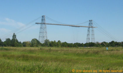 transbordeur bridge, Rochefort-sur-Mer - across the fields