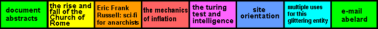 navigation bar ( eight equal segments) on 'Statistical Inquiries into the Efficacy of Prayer, written by Francis Galton
in 1872' page