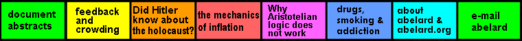 navigation bar (eight equal segments) on  'Adolf/Adolph Hitler Schicklgruber - his psychology and development' page